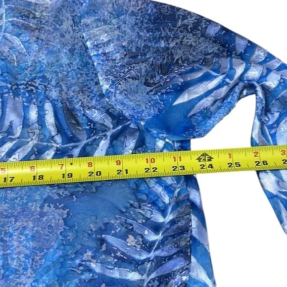 Silk Open front sheer cardigan,silk by Simply silk,ruffle hem,feminine,romantic - Picture 11 of 12